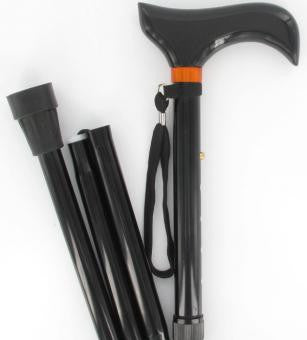 Foldbar spadserstok